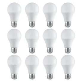 12 x E27 LED Dimmable 10W Lamp/Bulb (60W Equivalent)