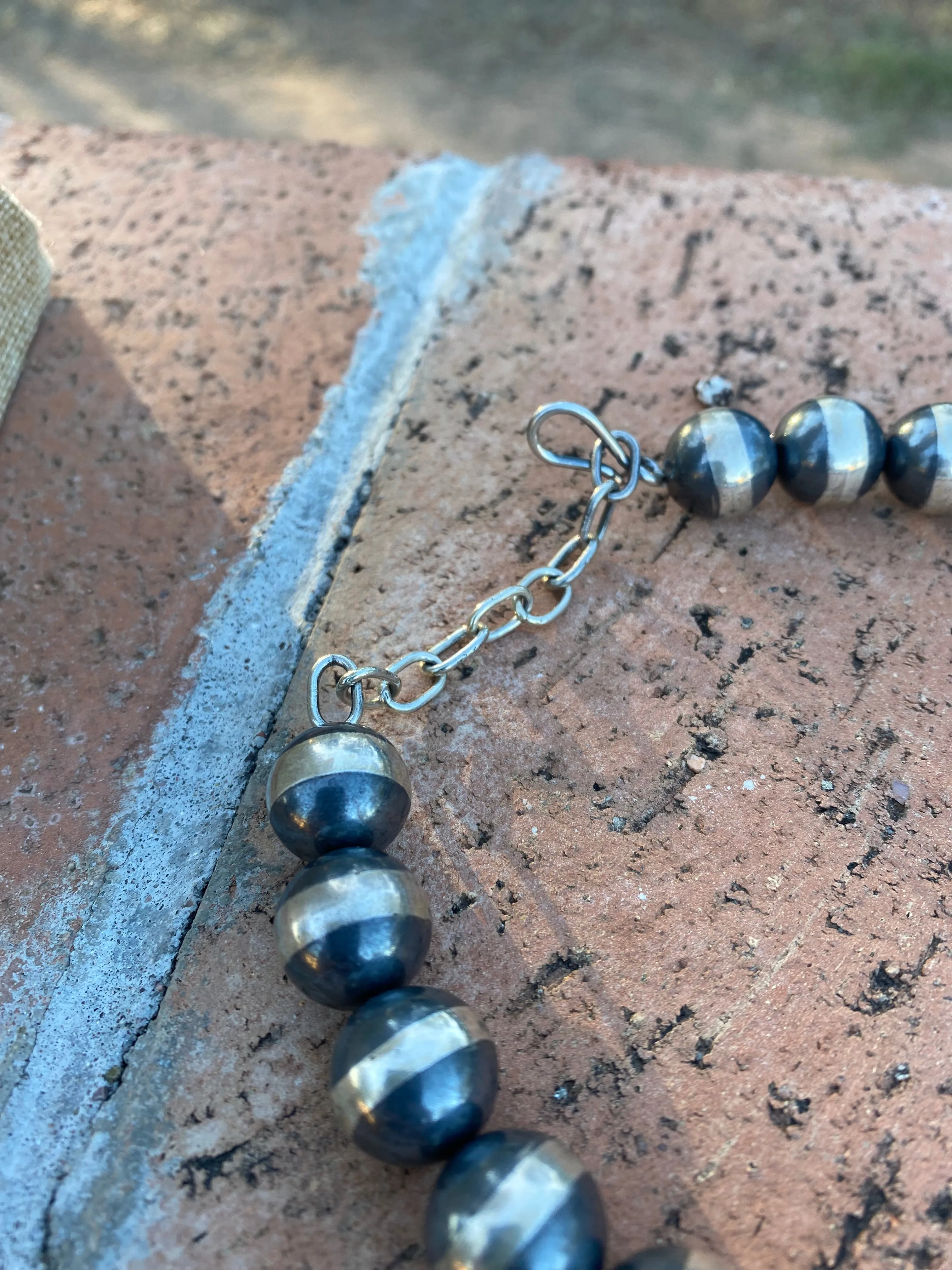 12mm Navajo Pearl Necklace