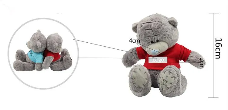 16cm Ultra-Soft Tatty Teddy Plush Toy