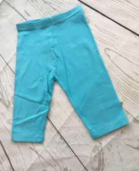 2-3 Years Aqua Cropped Leggings