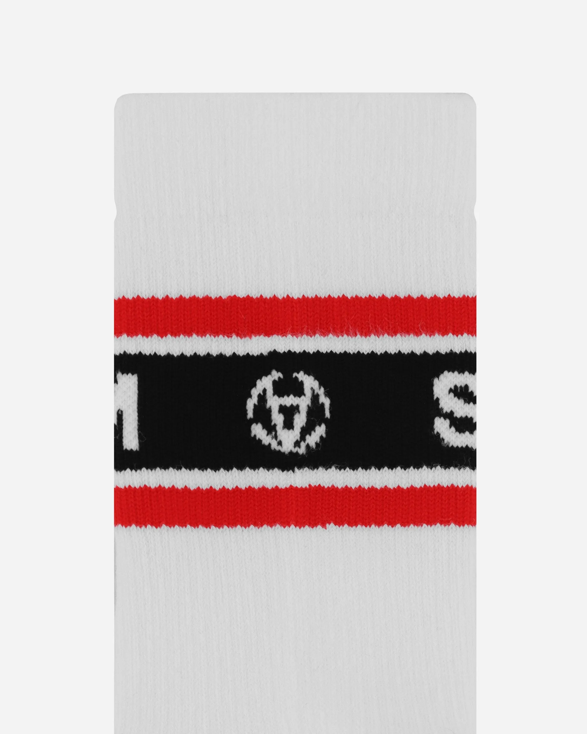3-Pack Logo Jacquard Socks White