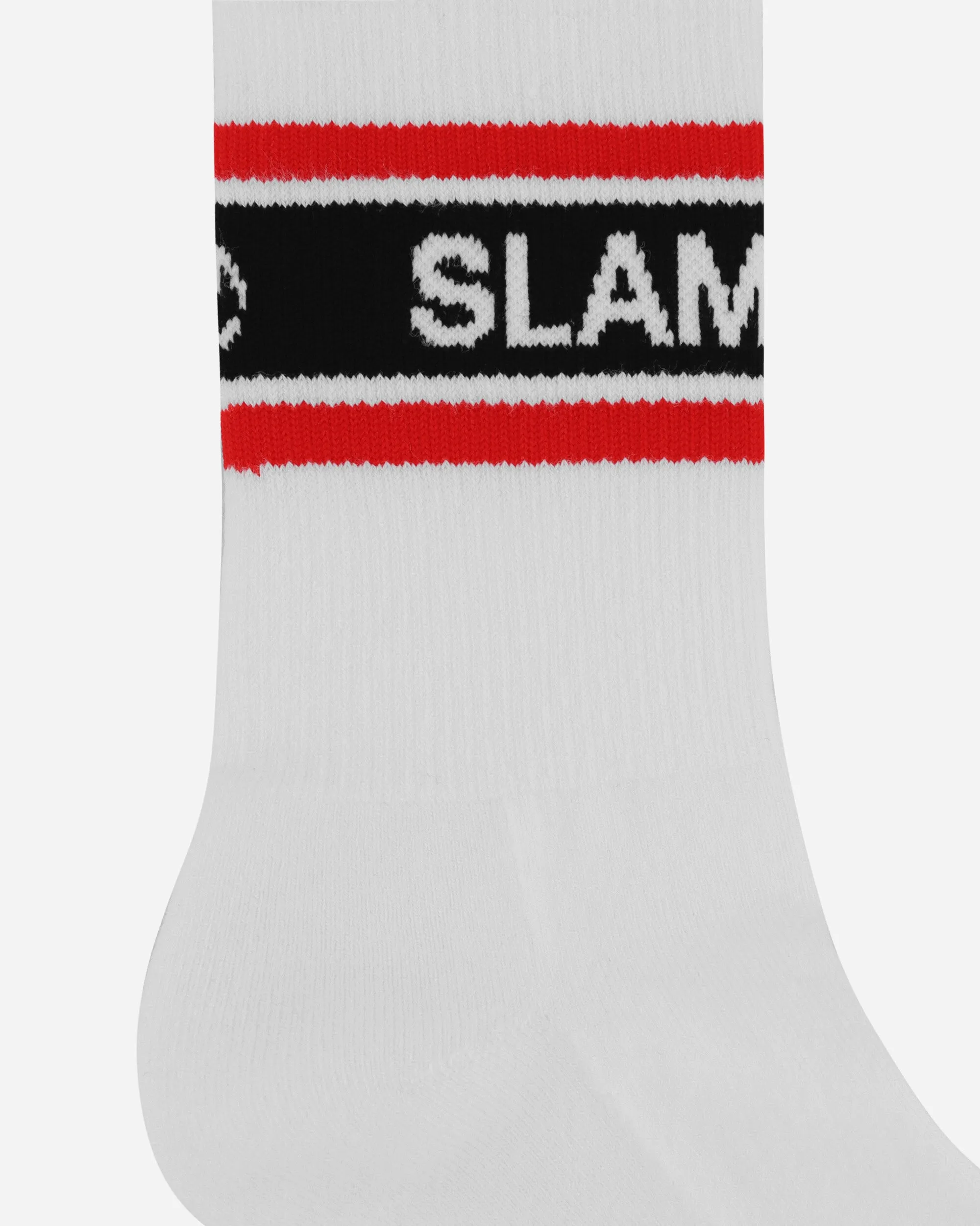 3-Pack Logo Jacquard Socks White