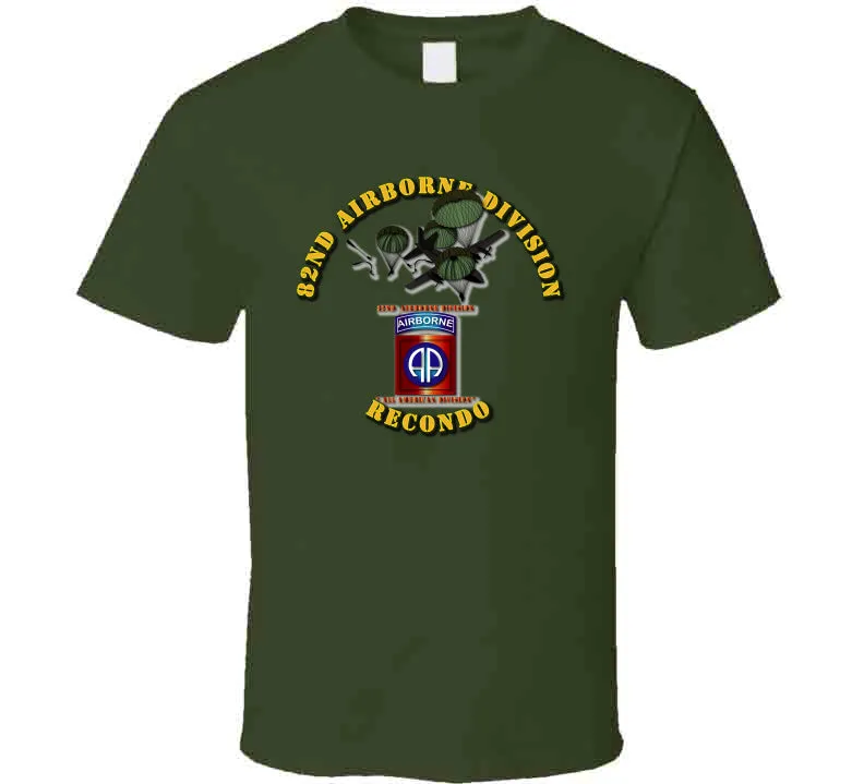 82nd Airborne Division SSI - Recondo T Shirt
