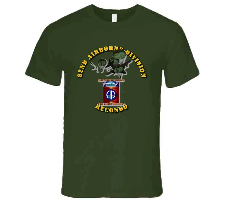82nd Airborne Division SSI - Recondo T Shirt