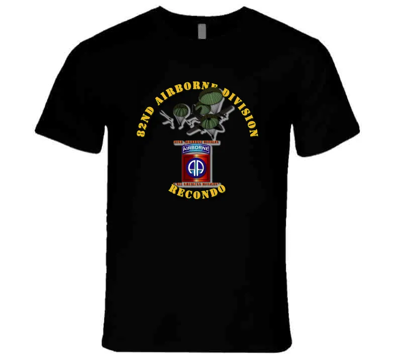 82nd Airborne Division SSI - Recondo T Shirt