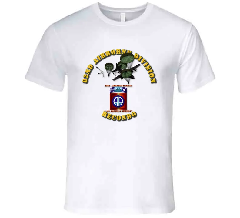 82nd Airborne Division SSI - Recondo T Shirt