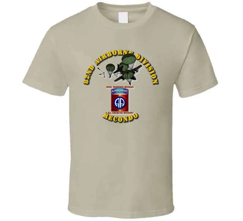 82nd Airborne Division SSI - Recondo T Shirt