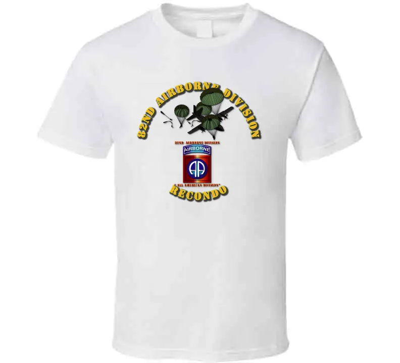 82nd Airborne Division SSI - Recondo T Shirt