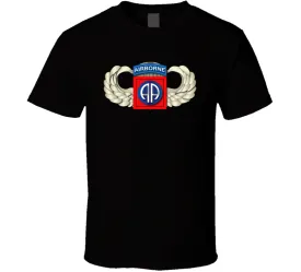 82nd Airborne Division - SSI - Wings T Shirt