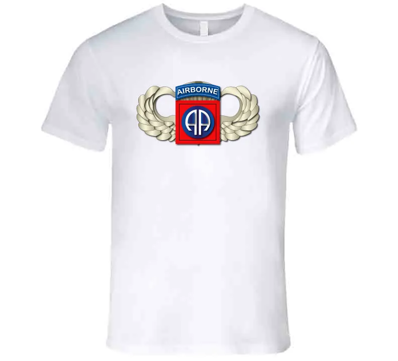 82nd Airborne Division - SSI - Wings T Shirt