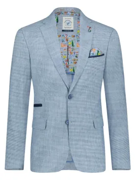 A Fish Named Fred - Blazer blue check