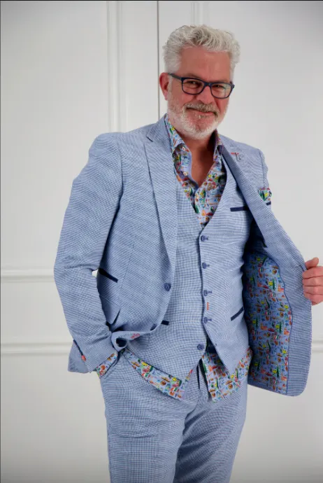 A Fish Named Fred - Blazer blue check