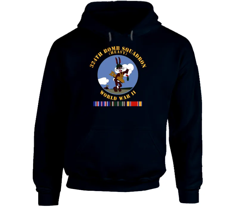 AAC - 324th Bomb Squadron - WWII w EU SVC Hoodie