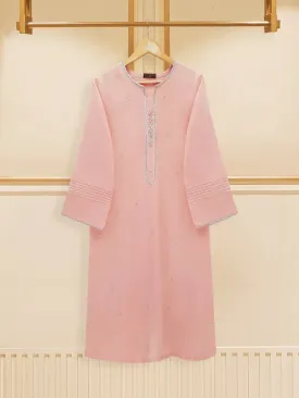 Agha Noor Pink Embroidered Lawn Shirt