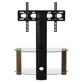 Alphason Century 800mm Glass TV Stand for Up To 55" TV -  Walnut | ADCEC800WAL