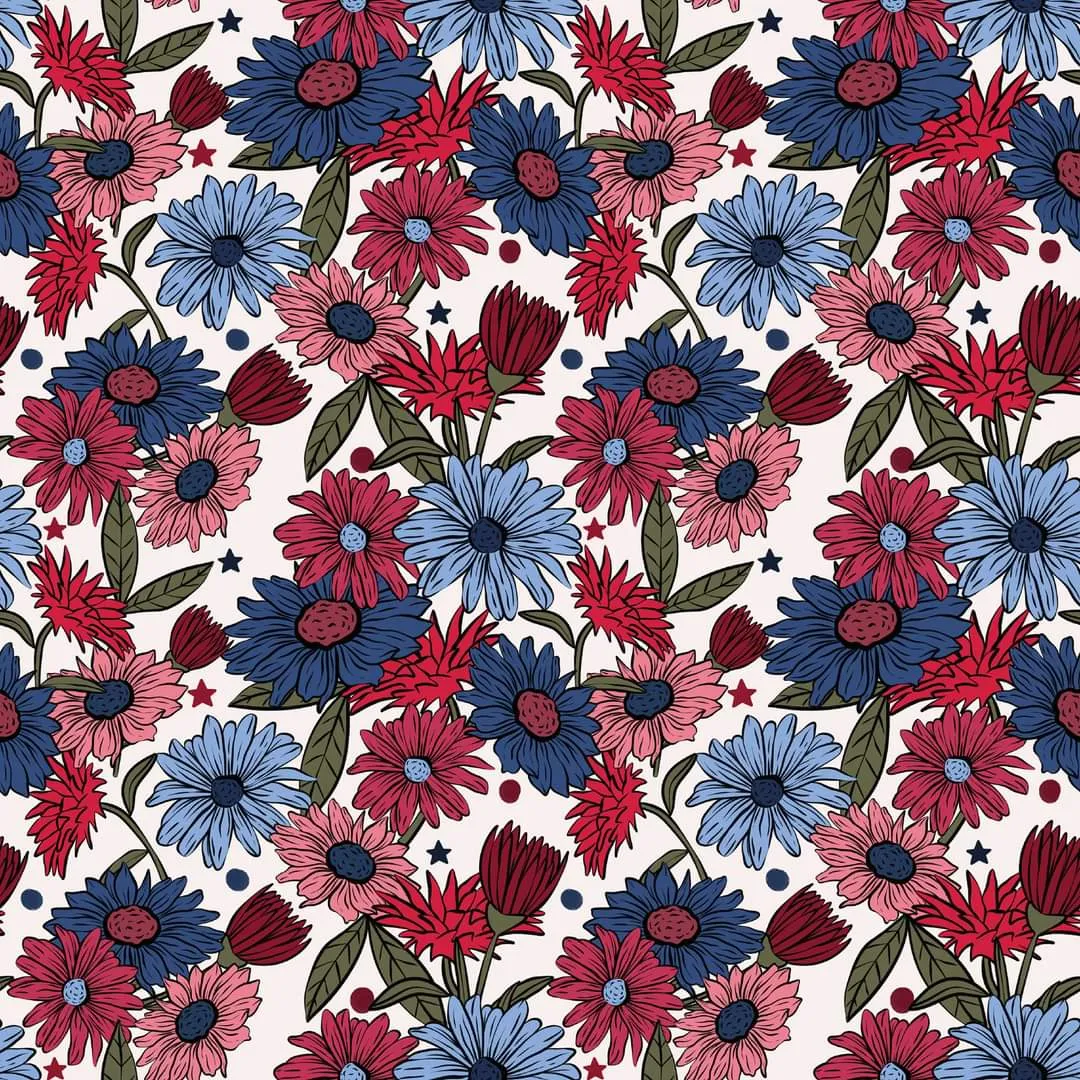 American Floral Capris, Shorts