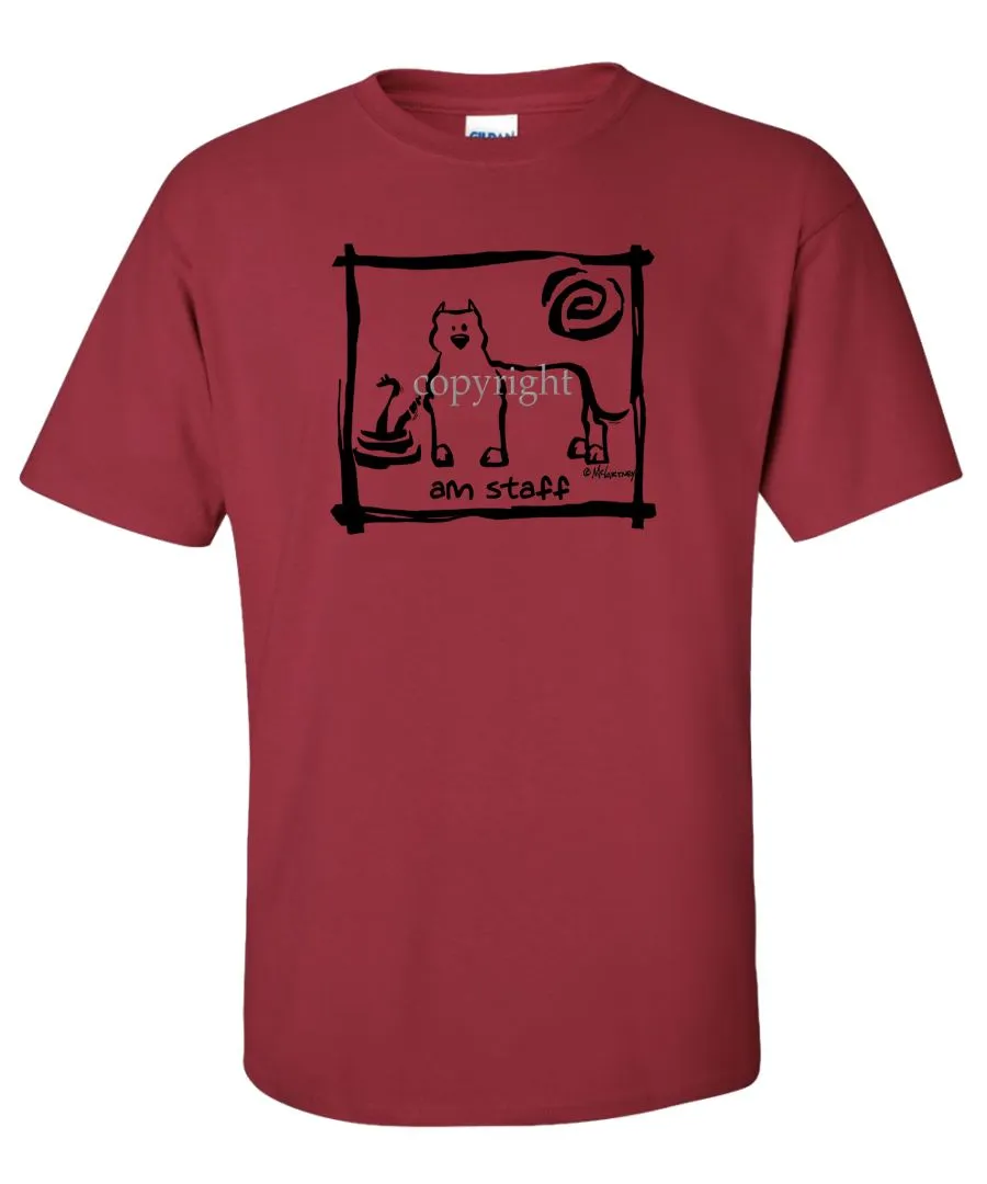 American Staffordshire Terrier - Cavern Canine - T-Shirt