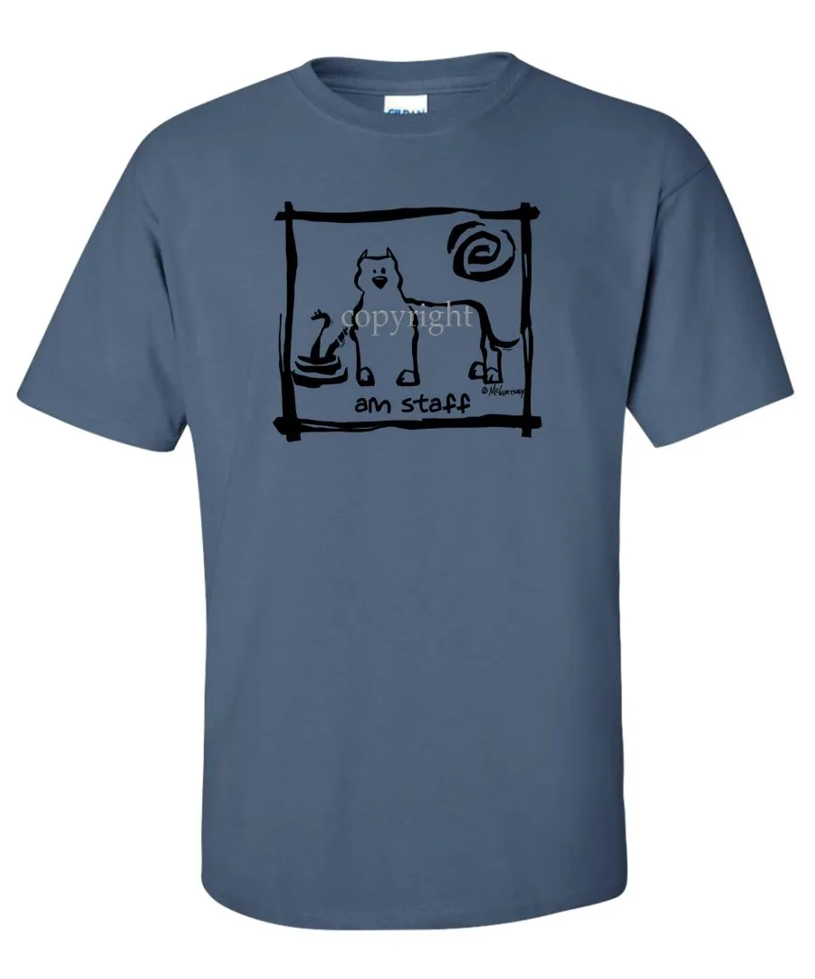 American Staffordshire Terrier - Cavern Canine - T-Shirt