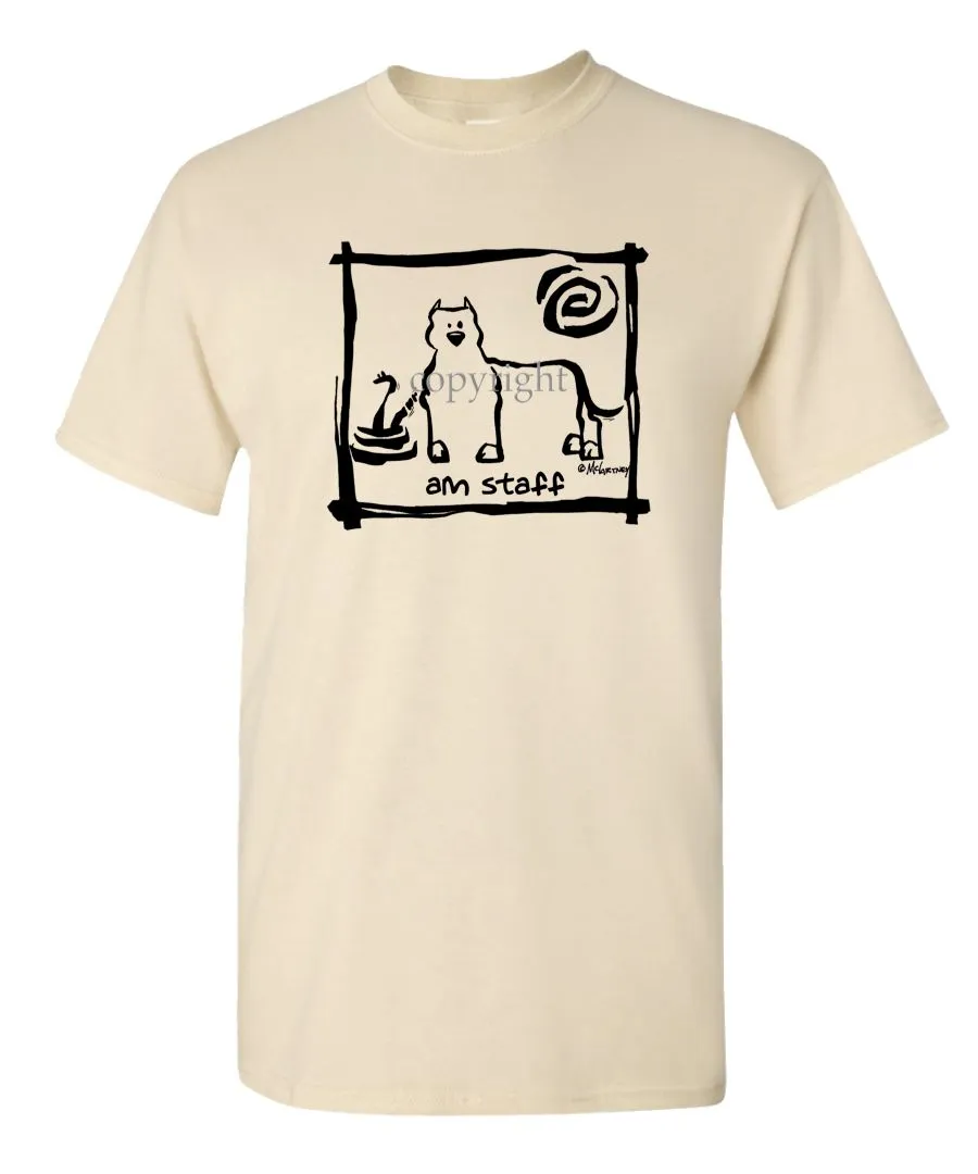 American Staffordshire Terrier - Cavern Canine - T-Shirt