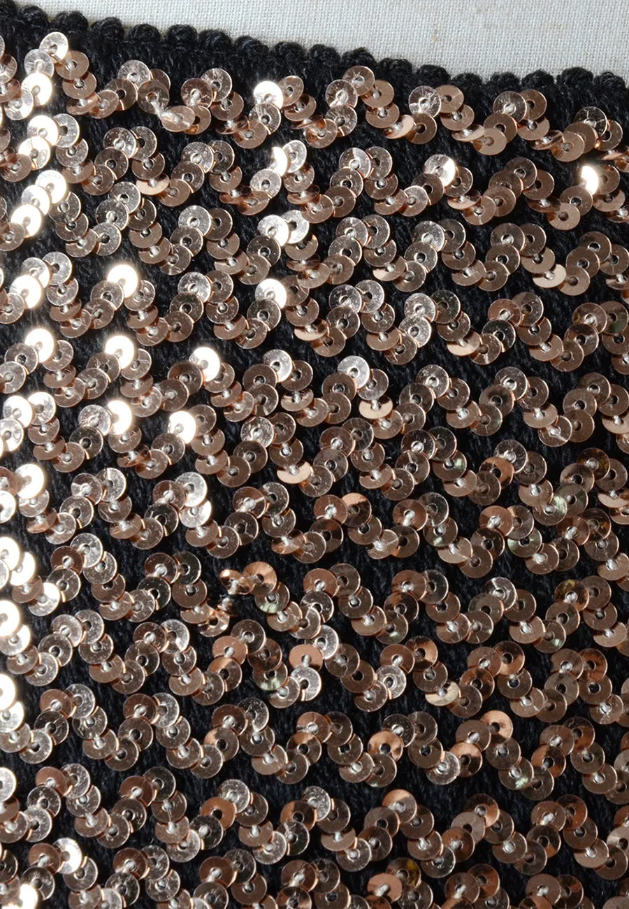 Anna-Kaci Womens Vegas Night Out Sleek Stretch Shiny Sequin Mini Pencil Skirt by Anna-Kaci