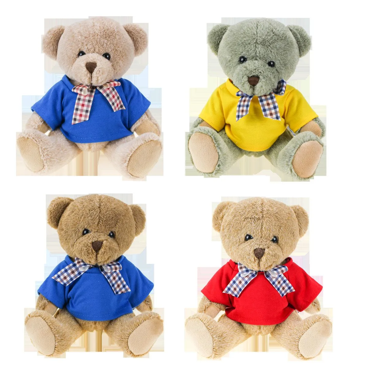 Articulated Bear with Bow, 24cm