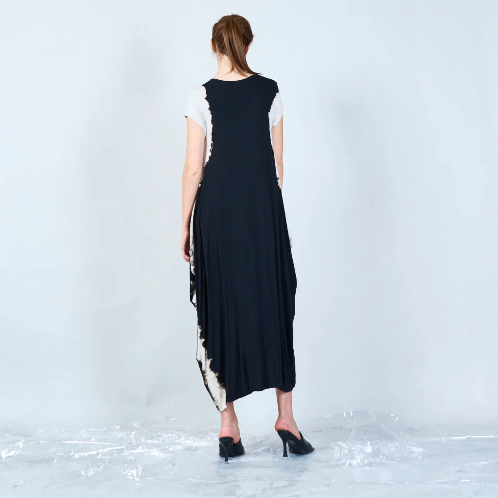Asymmetrical layered dress wholesale