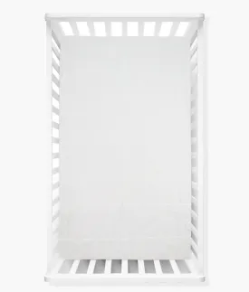 Baby Cot Sheet – Classic White Theme