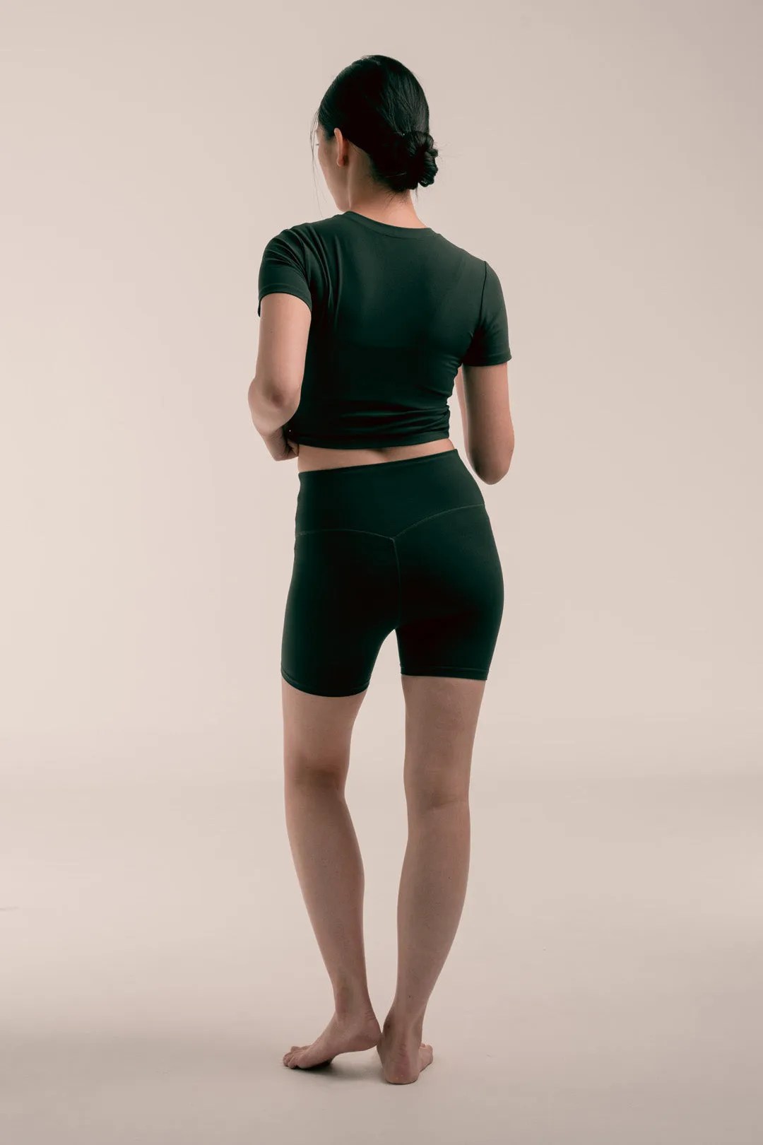 Baby Tee (Crop) in Basil