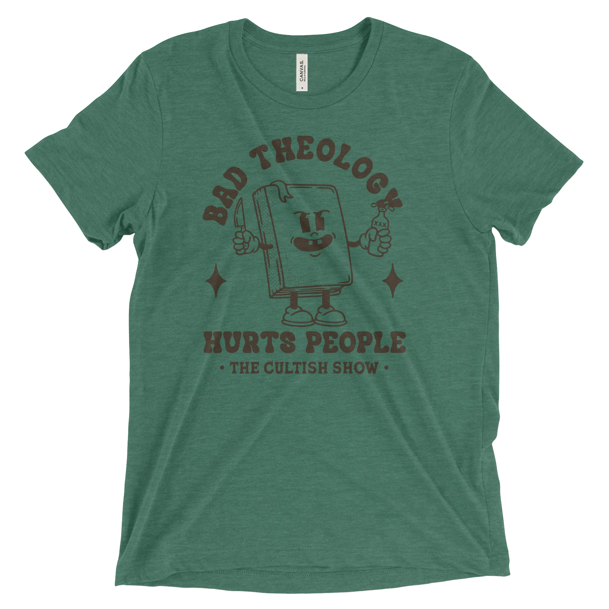 Bad Theology Hurts People -The Cultish Show- Outline | T-Shirt