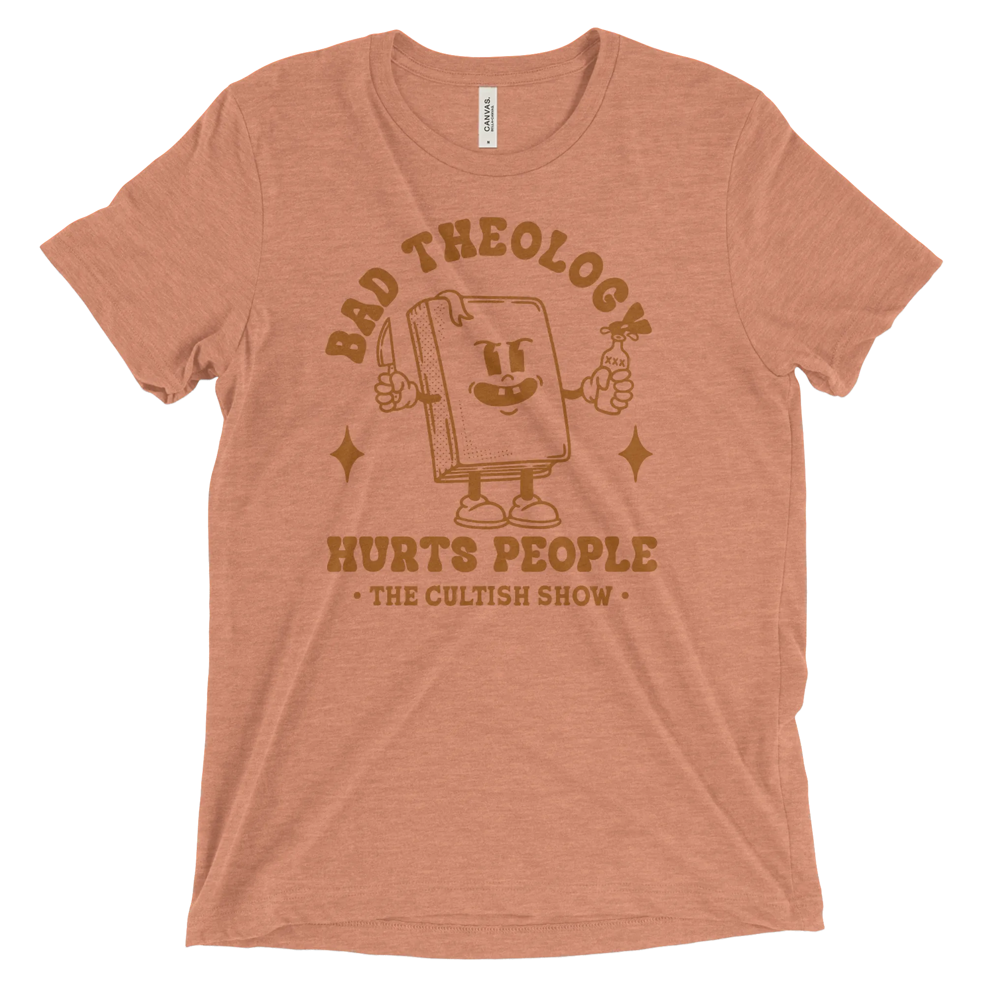 Bad Theology Hurts People -The Cultish Show- Outline | T-Shirt