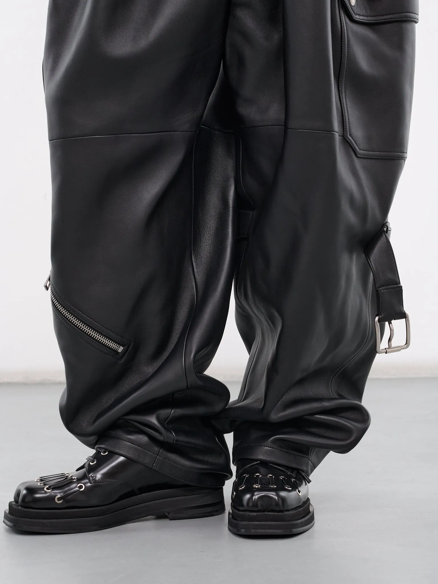 Balloon Cargo Trousers (HSM1Y54L37-1100-BLACK)