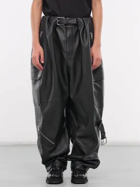 Balloon Cargo Trousers (HSM1Y54L37-1100-BLACK)