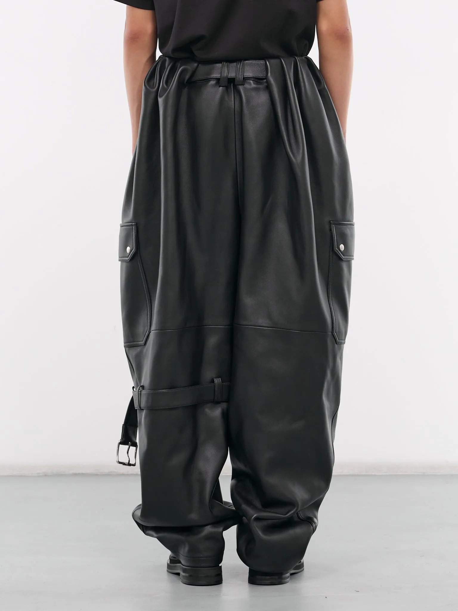 Balloon Cargo Trousers (HSM1Y54L37-1100-BLACK)