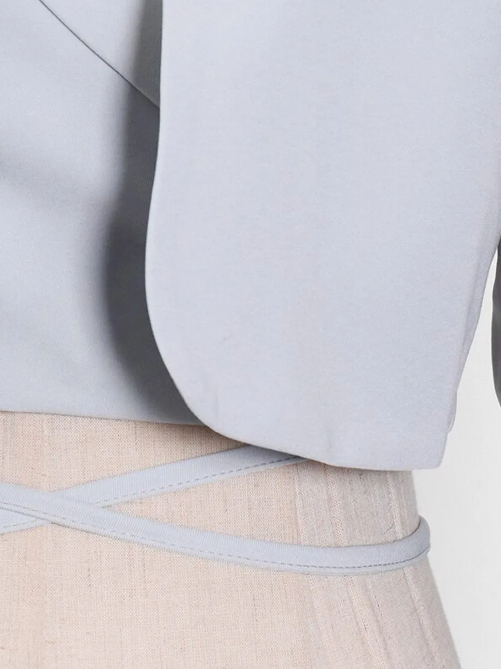 BANDETTE Blazer & Skirt Set in Light Blue
