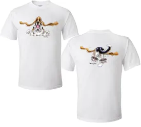 Basset Hound - Coming and Going - T-Shirt (Double Sided)