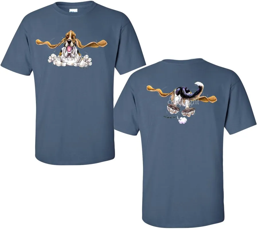 Basset Hound - Coming and Going - T-Shirt (Double Sided)