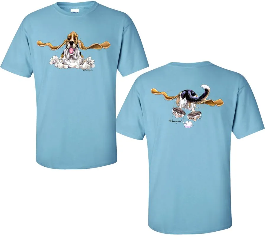 Basset Hound - Coming and Going - T-Shirt (Double Sided)