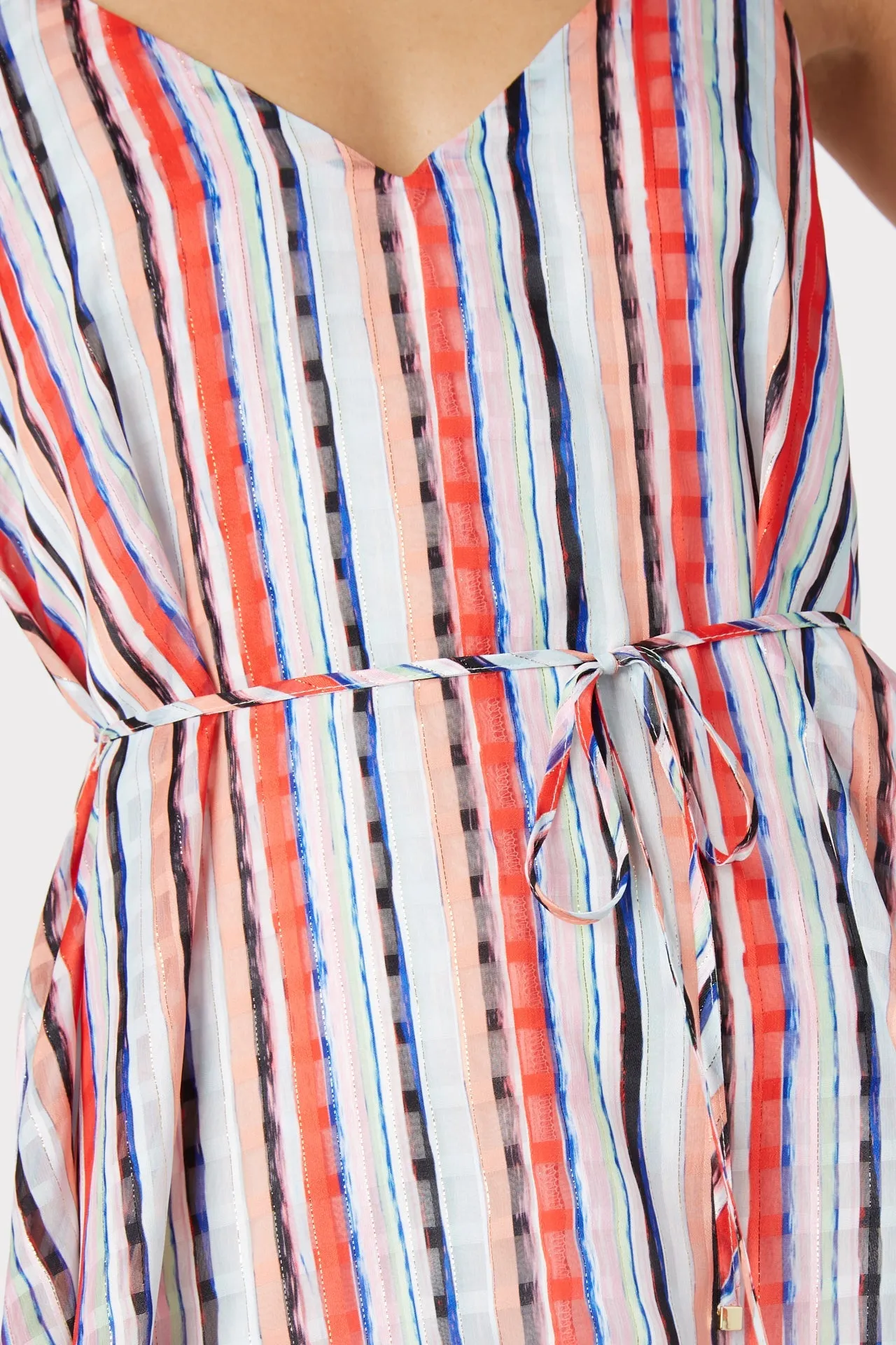 Becca Watercolor Stripe Dress