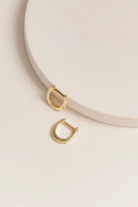 Bess Huggie Earrings Gold