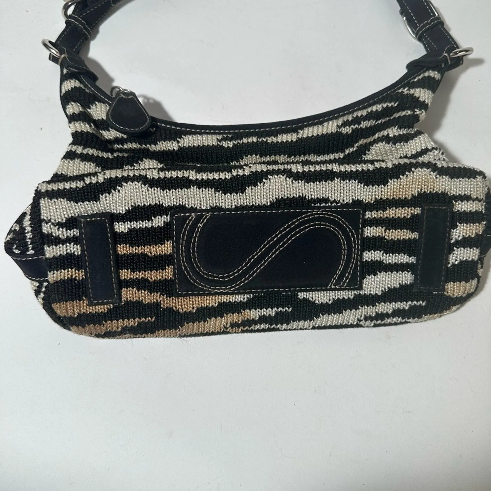Black and White Zebra Print Women's Bag