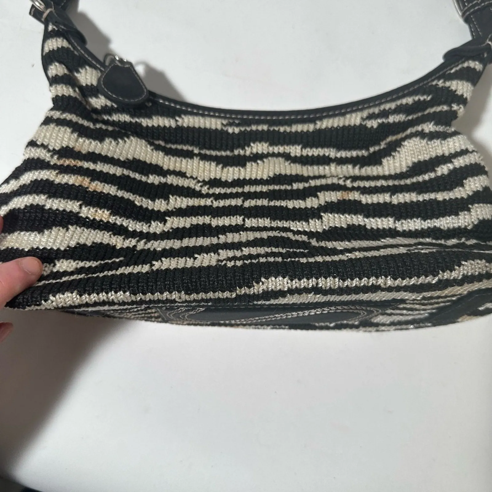 Black and White Zebra Print Women's Bag