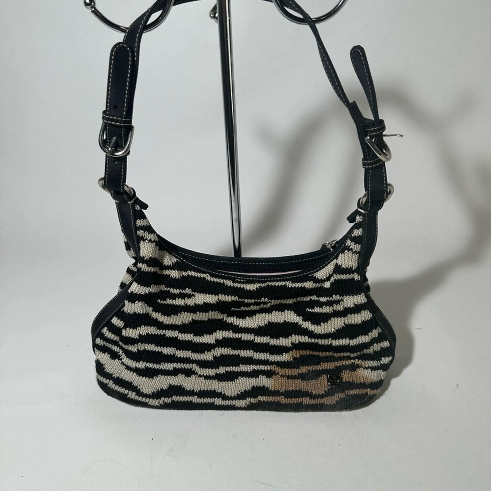 Black and White Zebra Print Women's Bag