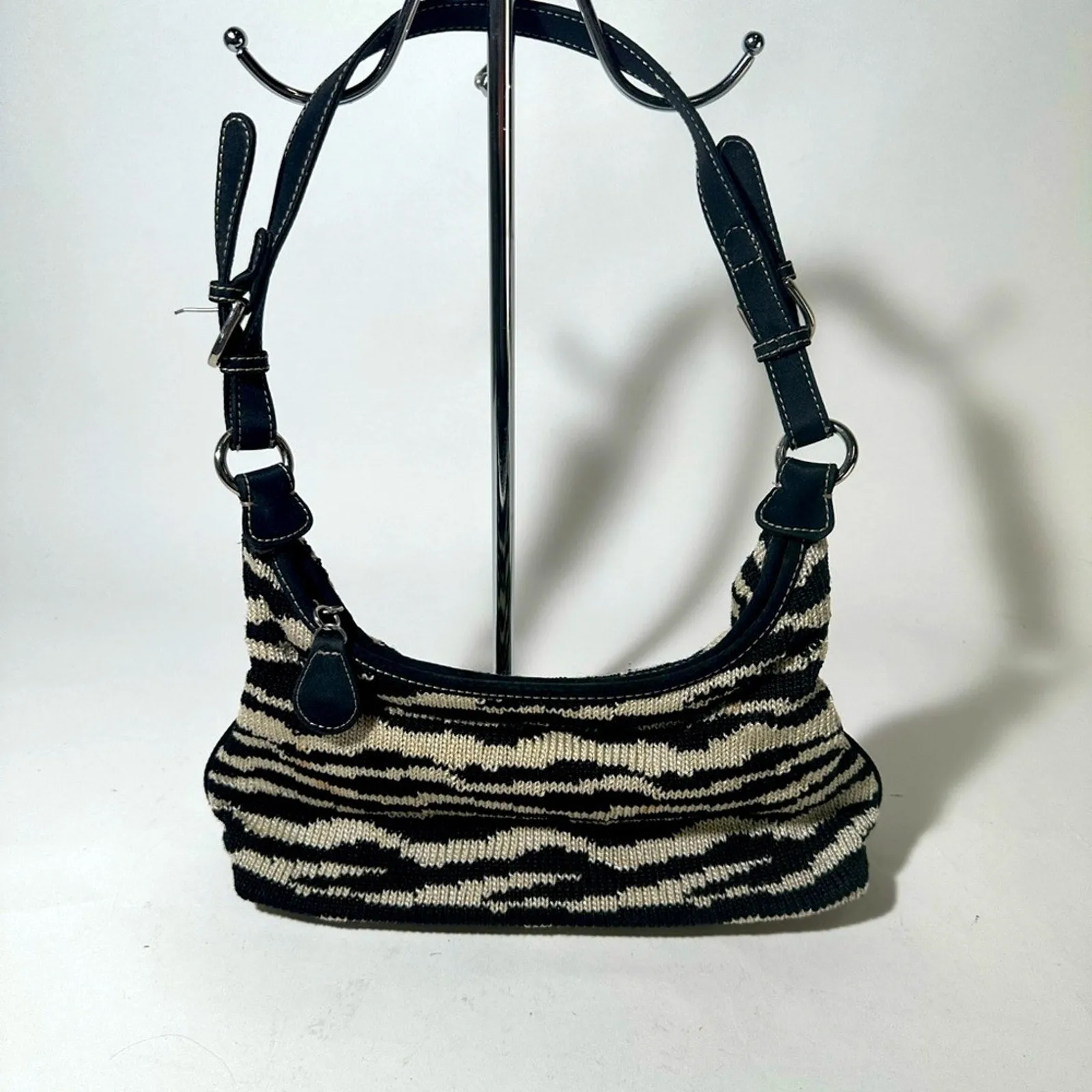 Black and White Zebra Print Women's Bag