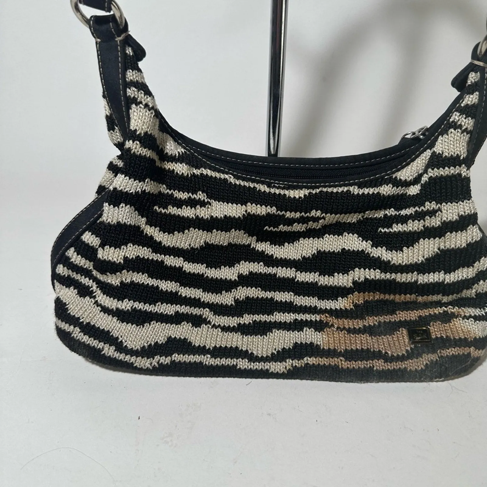 Black and White Zebra Print Women's Bag