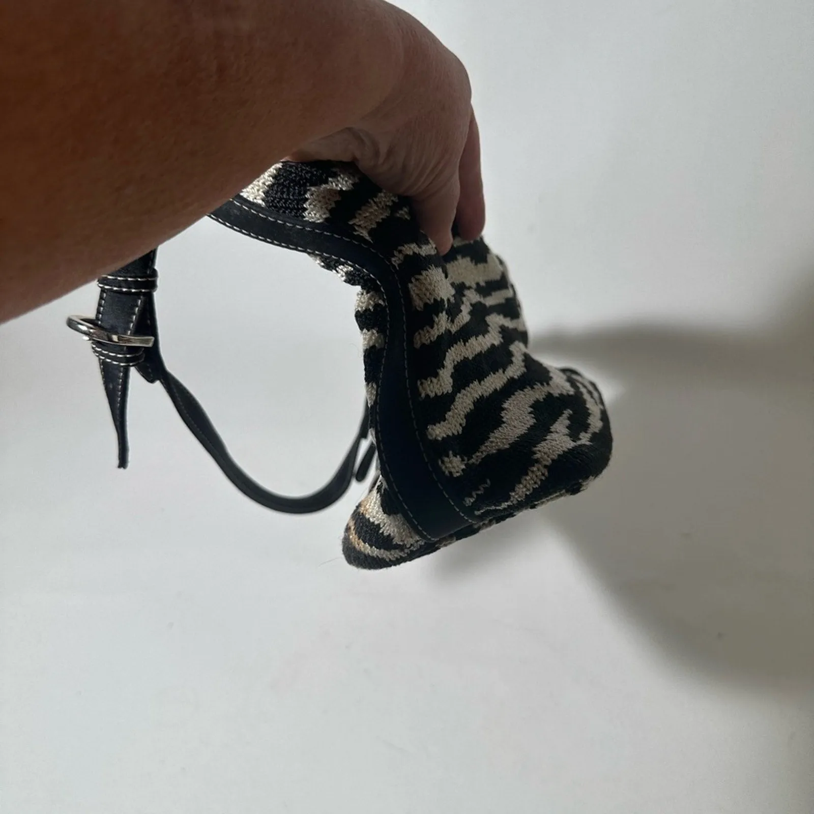 Black and White Zebra Print Women's Bag