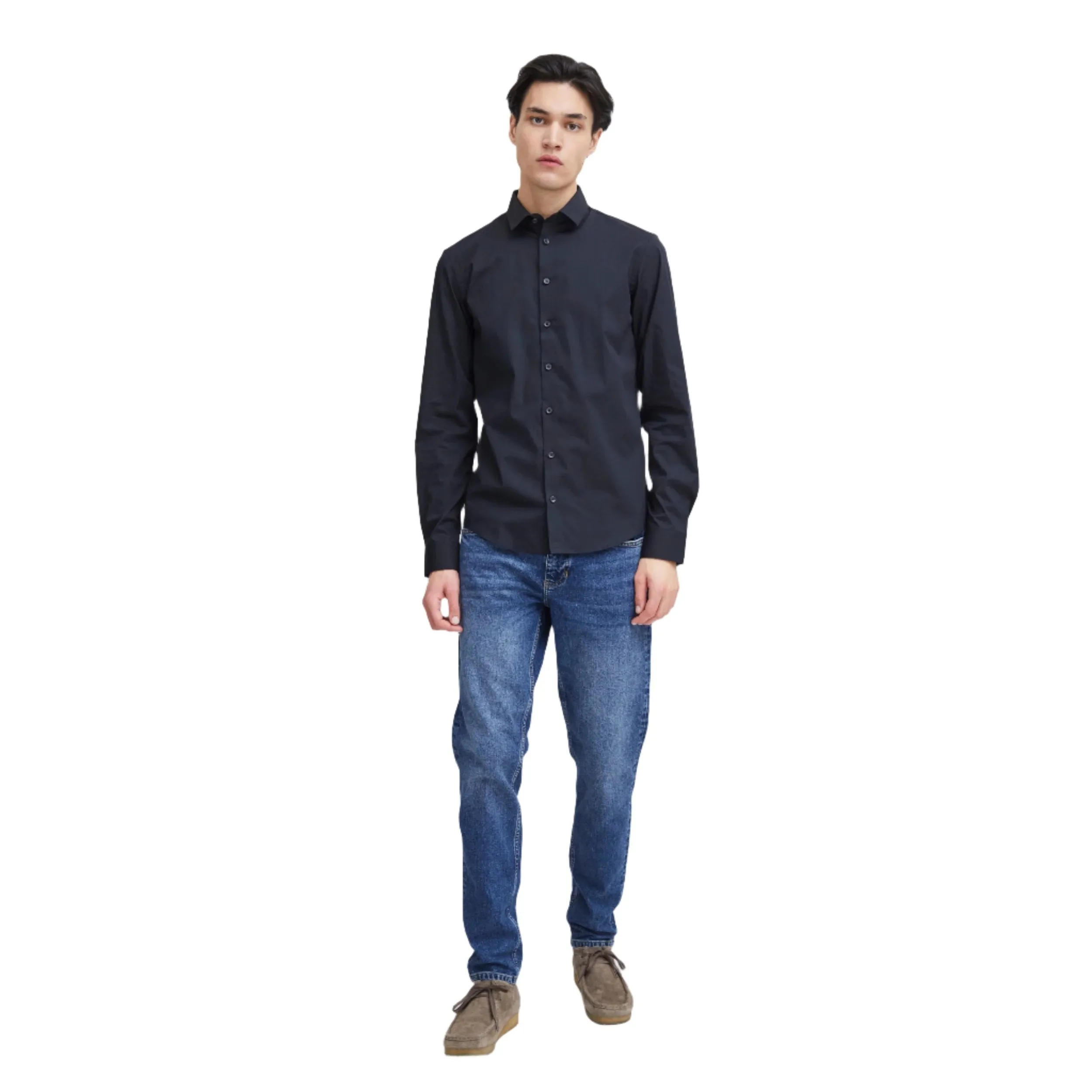 Black Palle Slim Fit Shirt