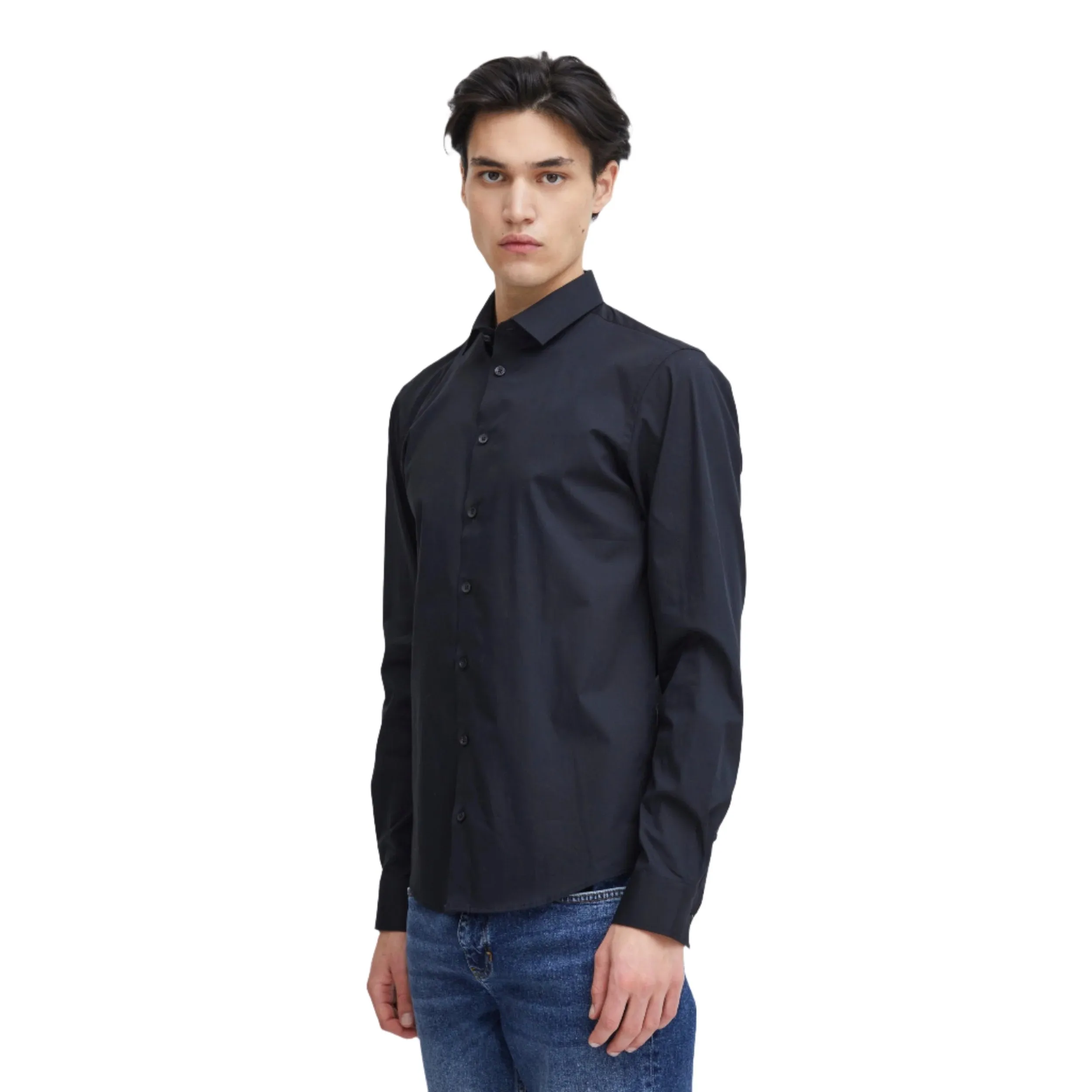 Black Palle Slim Fit Shirt