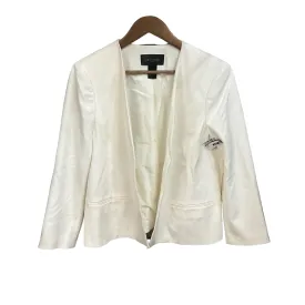 Blazer By Ann Taylor In Cream, Size: L