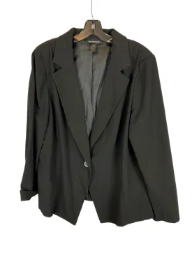 Blazer By Ashley Stewart In Black, Size: 16
