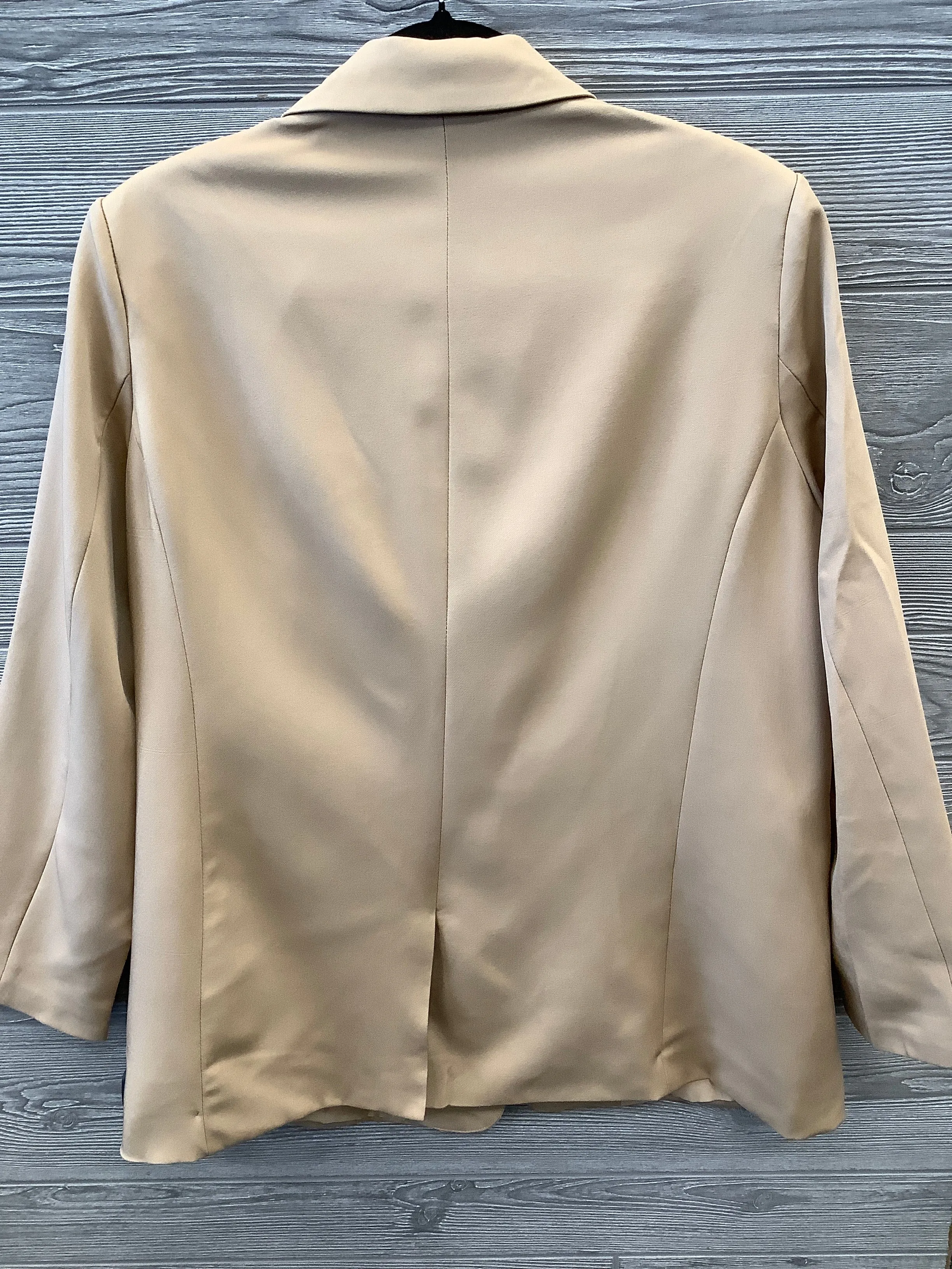 Blazer By Clothes Mentor In Tan, Size: L